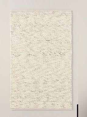 Hearth & Hand Chunky Woven Accent Rug Cream 3’x5’ -NWT